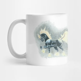 Flaming Horse Mug